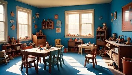 interior of childroom