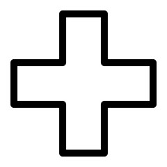 Obraz premium Shape Thin Icon