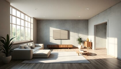 Fototapeta premium Modern Living Room Interior