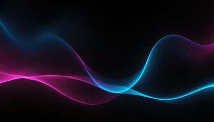 Abstract banner with a rainbow flowing waves design
8