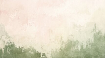 A light dusty pastel texture of soft pink and sage green hues, creating a calming and elegant design