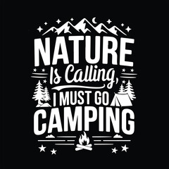 Camping T_Shirt design 