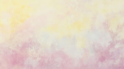 Obraz premium A soft pastel background featuring dusty pink and pale yellow hues, blended into a soothing gradient design