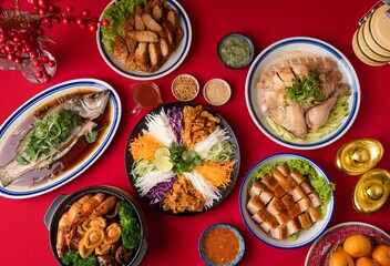 chinese food set, Thank you for the food, may all these dishes always bring blessings and health to everyone.