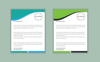 Professional business letterhead design for corporate office