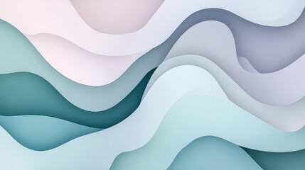 A soothing abstract pastel gradient with light dusty teal and pale lavender hues, softly blending into each other