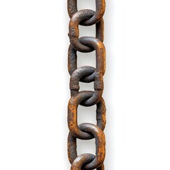 Obraz premium Rusty Chain Links Background