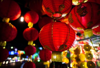 chinese new year lantern, lucky red lantern, may luck always be with you