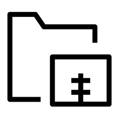 Folder Thin Icon