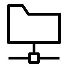 Folder Thin Icon
