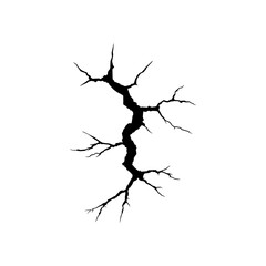 doodle crack wall, crack illustration