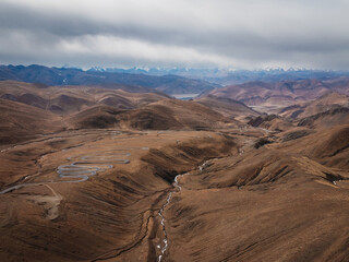 108 bends of Mount Everest in tibet, China