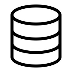 Cloud Computing Thin Icon