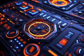 futuristic technology background wallpaper 