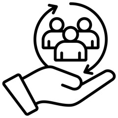 Inclusion Outline Icon