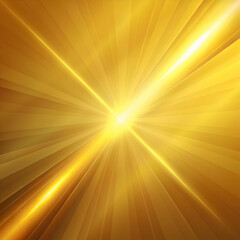Obraz premium Abstract Golden Light Rays Background. Sunburst Design