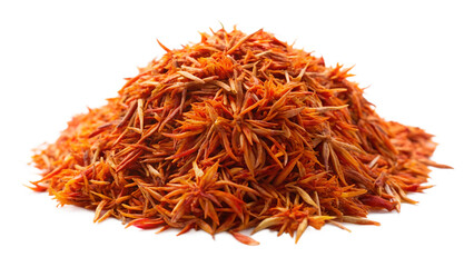 Fototapeta premium safflower seeds stack isolated on transparent background