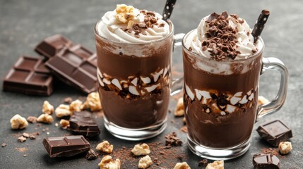 Delicious Chocolate Creations with Fresh Ingredients