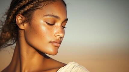 Lone Tree Against Sunset Backdrop, Capturing Serene Landscape Scene - for instagram social media content marketing branding graphic design and blogs