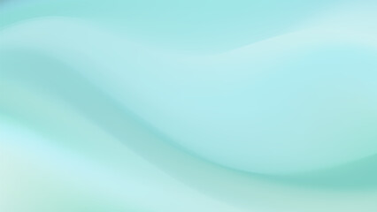 Soft and airy abstract banner with a flowing light teal wave.