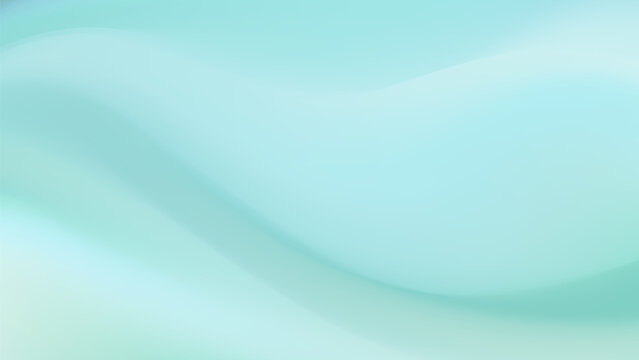 Soft and airy abstract banner with a flowing light teal wave.