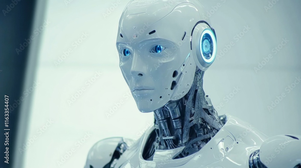 Poster advanced robotics in a modern workshop environment