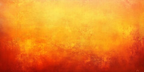 Fototapeta premium Warm Gradient Background with Orange to Yellow Transition and Subtle Canvas Texture