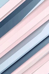 Fototapeta premium Minimalistic Diagonal Lines Background in Pink and Blue.