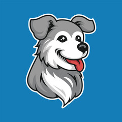 Vector Clip Art Animal Illustration Dog Vector