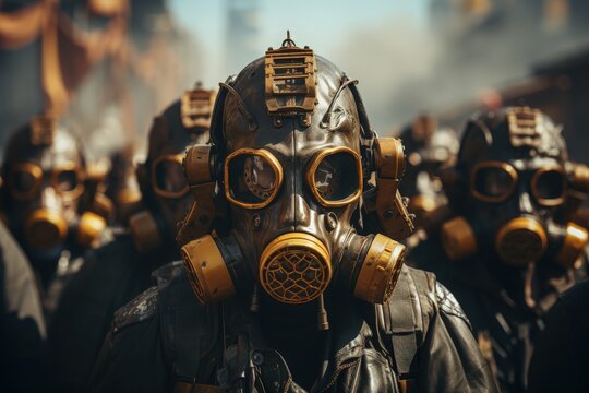 A demonstration against nuclear weapons