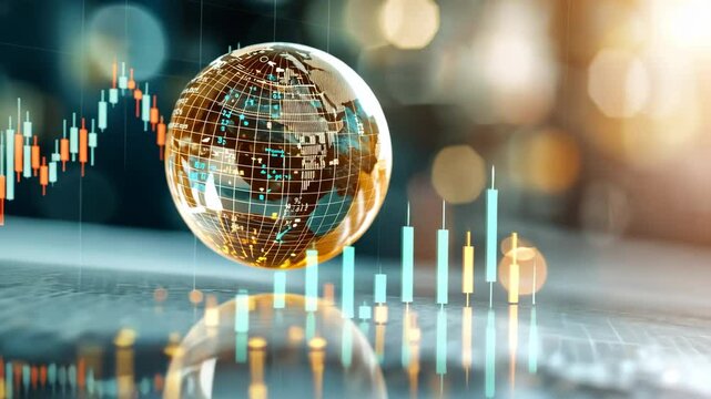 1. A collection of images displaying financial news headlines and articles, featuring charts, graphs, and stock market updates to keep readers informed and engaged.