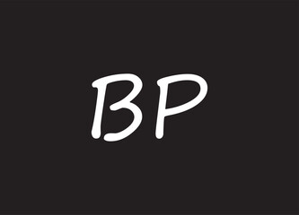 BP letter logo and initial logo design