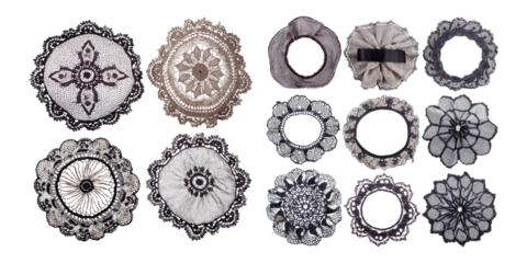 Decorative Transparent Background Elements for Design