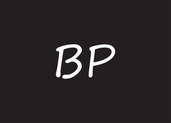 BP letter logo and initial logo design