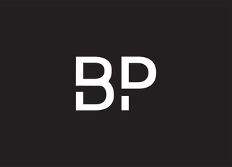 BP letter logo and initial logo design