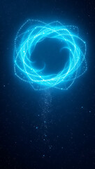 A surreal image of a glowing data stream ascending into the stars, representing the eternal preservation of digital memories in a cosmic cloud. Perfect for themes of digital spirituality and legacy.
