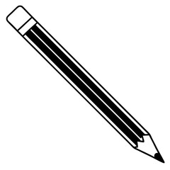 Dynamic pencil Line Art Vector Creativity