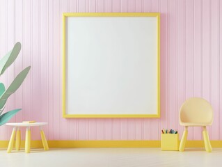 3d rendering of a school whiteboard in a modern classroom bright and inviting environment minimalist viewpoint