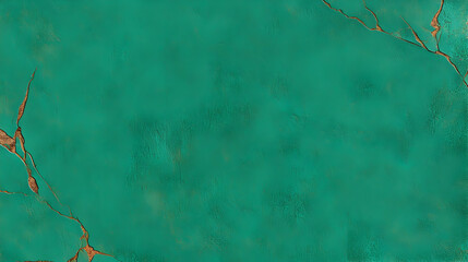 Cracked Teal Abstract Background Illustration