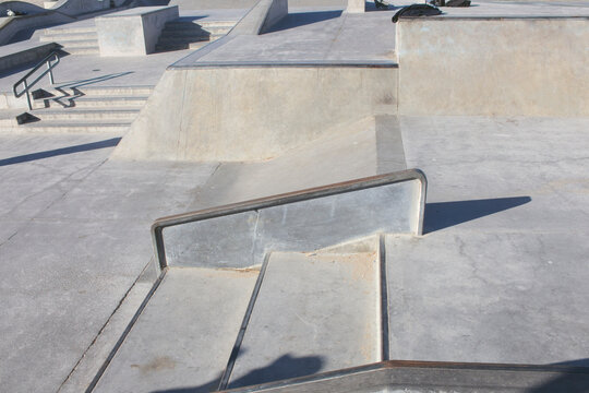 A view of the Venice Beach Skate Park.