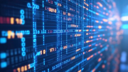 Modern Digital Interface with Abstract Aesthetics