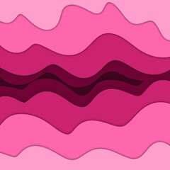 Layered wavy pattern background