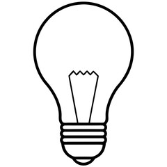 Obraz premium light bulb icon