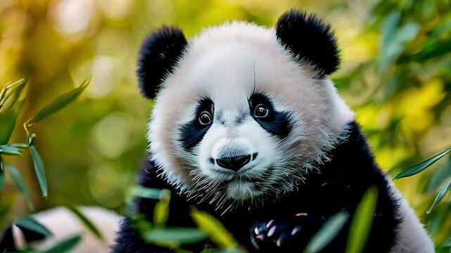 a panda , representing the work of the Wildlife Conservation Society.