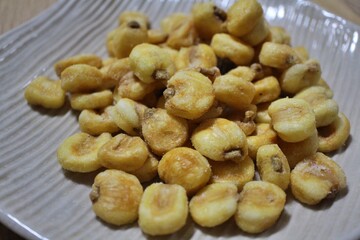 Deep fried Peruvian corn snack