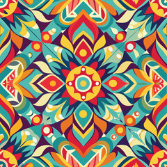 Abstract geometric pattern of farm food. Stylized poster with fruit and vegetables. Agriculture plants in cubism style. Contemporary art of healthy, natural, organic products. Flat vector 