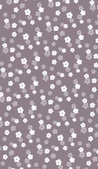 seamless pattern with  small flowers for wallpaper, clothing, packaging, fabric, cover, textiles