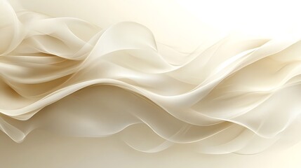 Obraz premium Elegant Beige Abstract Wave Design Background