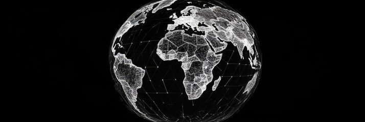 Global Network: An Abstract Visualization of Earth's Connections