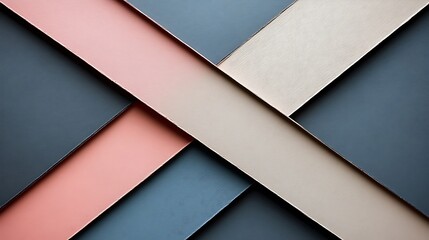 Abstract image of intersecting pastel colored planes